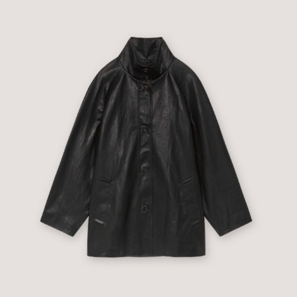 VERSO KR vegan leather blouson coat - Picture 5 of 8